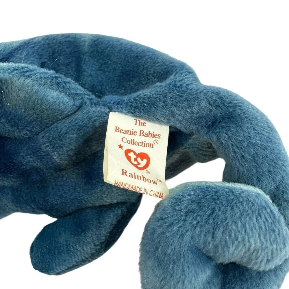 Ty Beanie Baby Rainbow Chameleon 1997 Original Tag‎ Excellent Condition